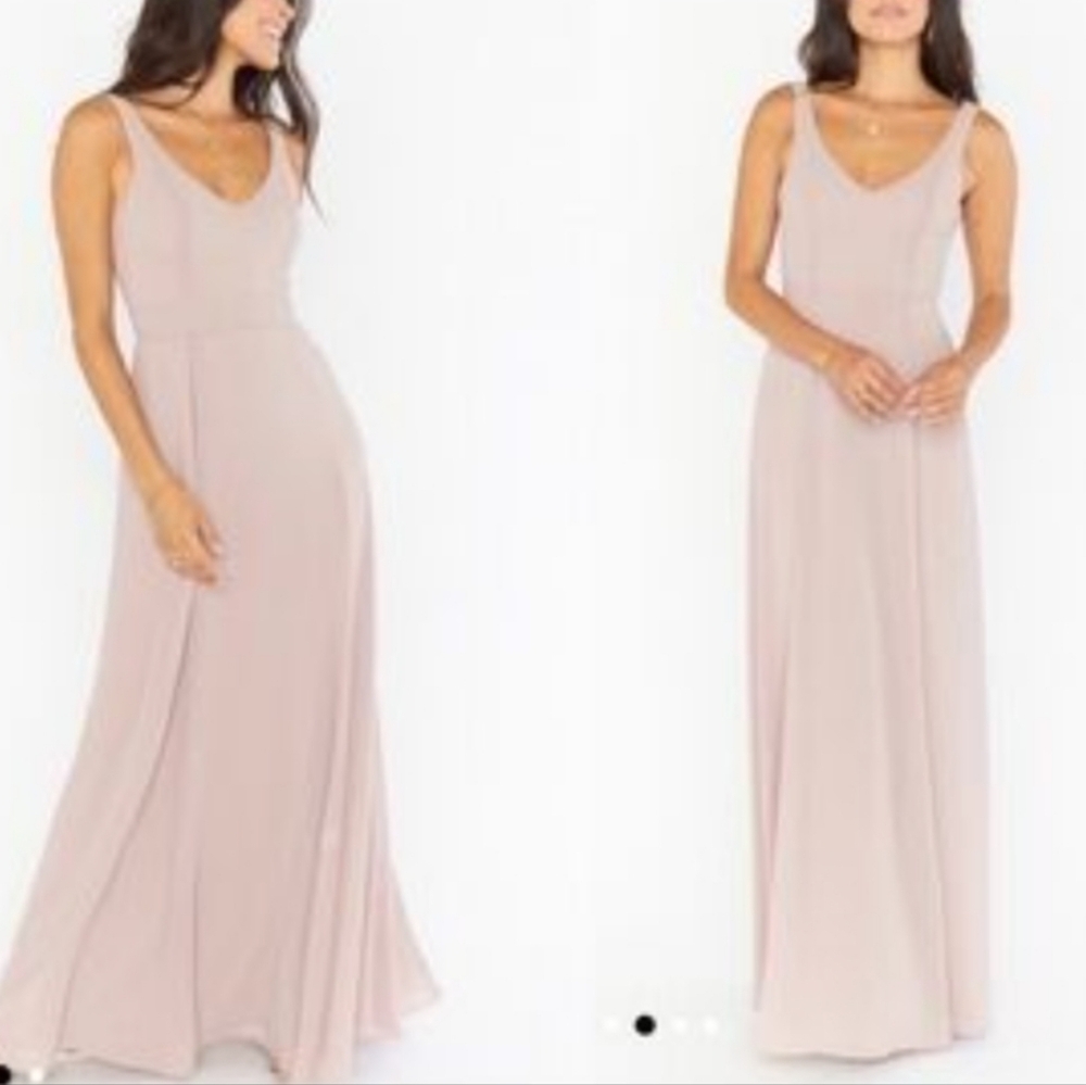 Show Me Your MuMu Blush Pink Maxi Dress